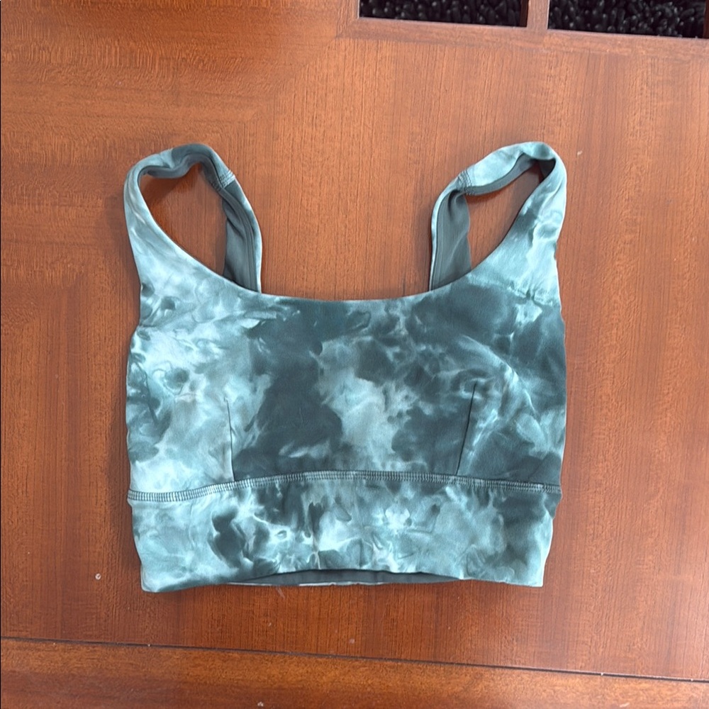 Lululemon Green Tie-Dye Sports Bra 6
